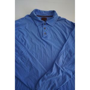 Born Men's Long Sleeve Polo Shirt‎ Size XXL Relaxed Fit Blue